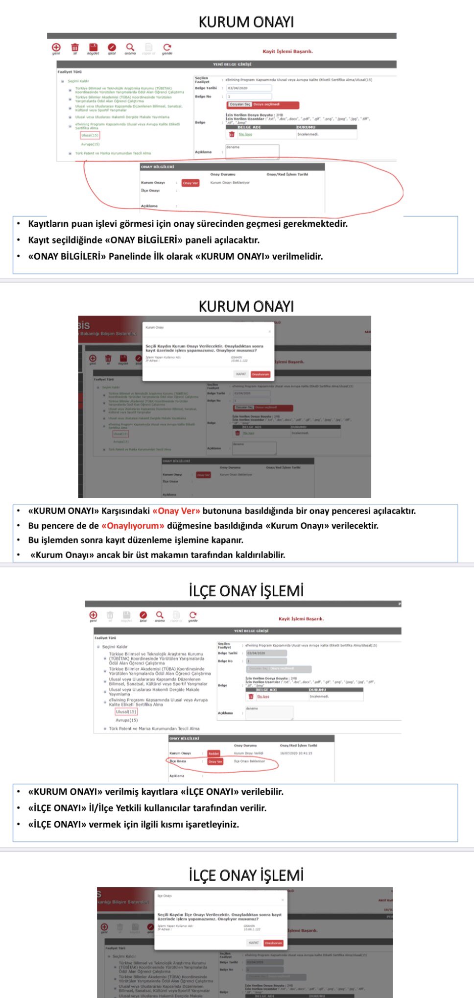MEB Hizmet Puanı Ekleme Tanıtım Kılavuzu