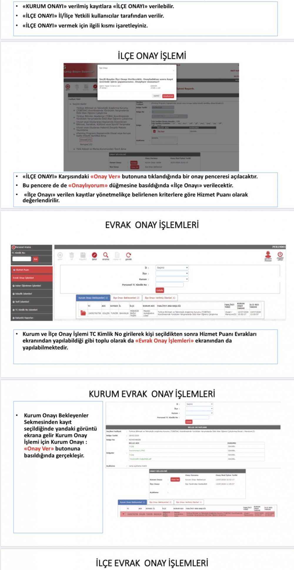 MEB Hizmet Puanı Ekleme Tanıtım Kılavuzu