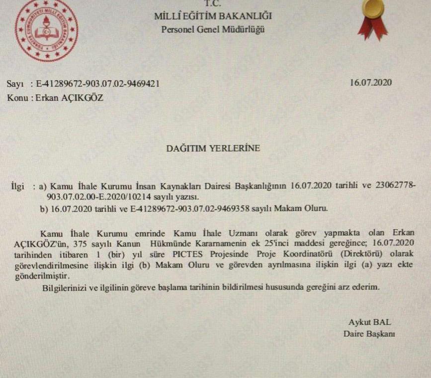 Piktes Koordinatörü Değişti..