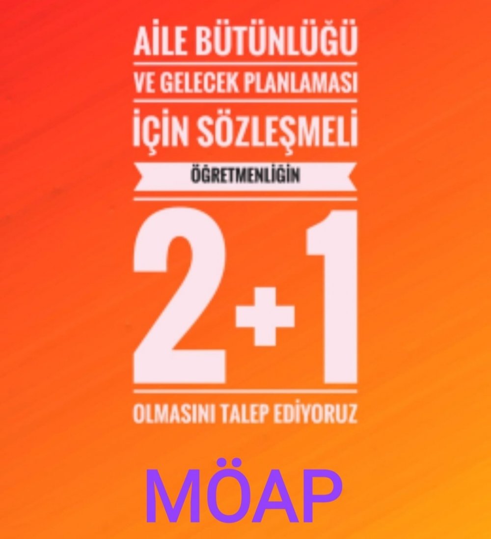 Sözleşmeli Öğretmenlerden 2+1 Talebi