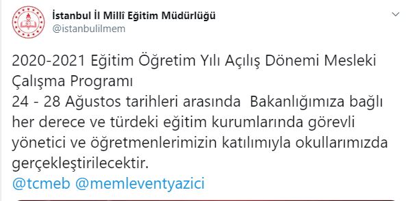 İstanbul İl MEM'den seminer duyurusu