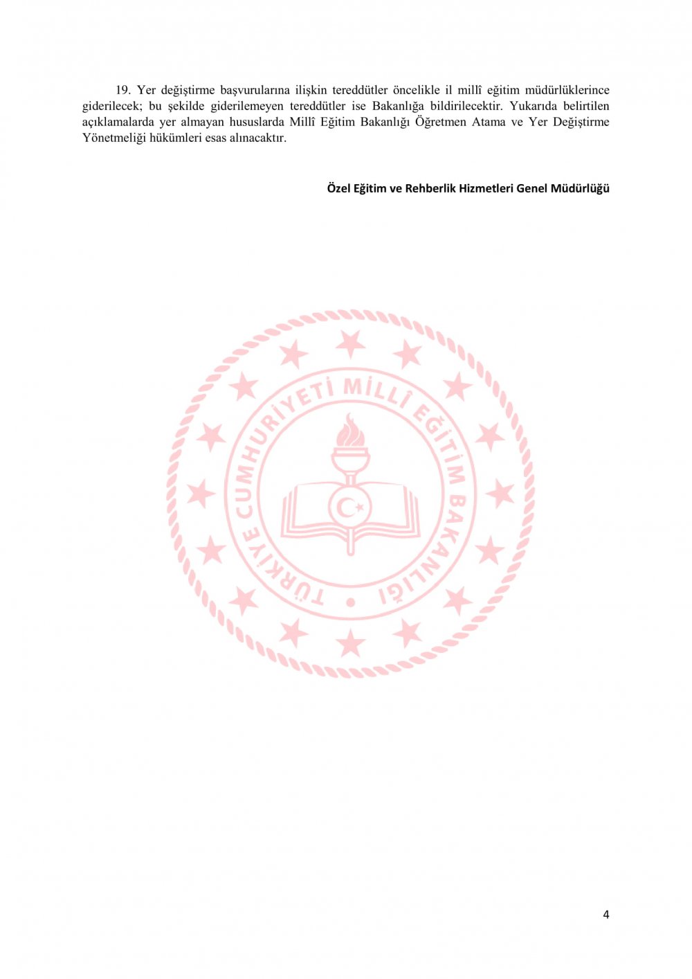 BİLSEM ÖĞRETMENLERİNİN YER DEĞİŞTİRME KILAVUZU YAYIMLANDI