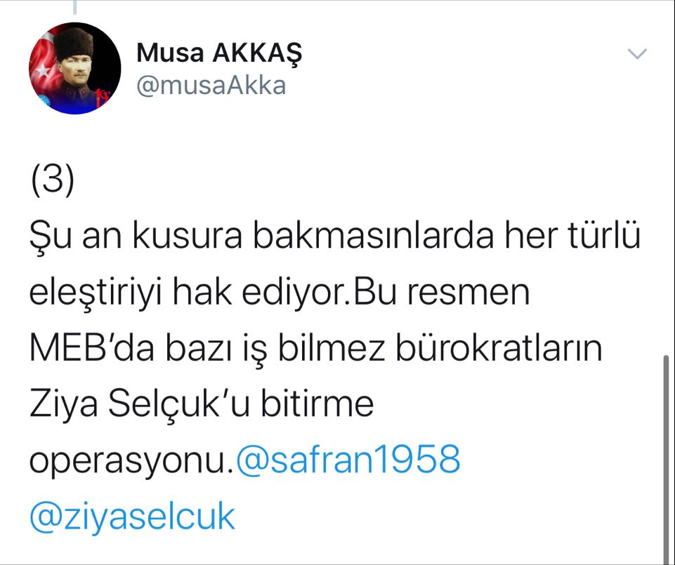 MEB Bürokratlarının Ziya Selçuk'u Bitirme Operasyonu