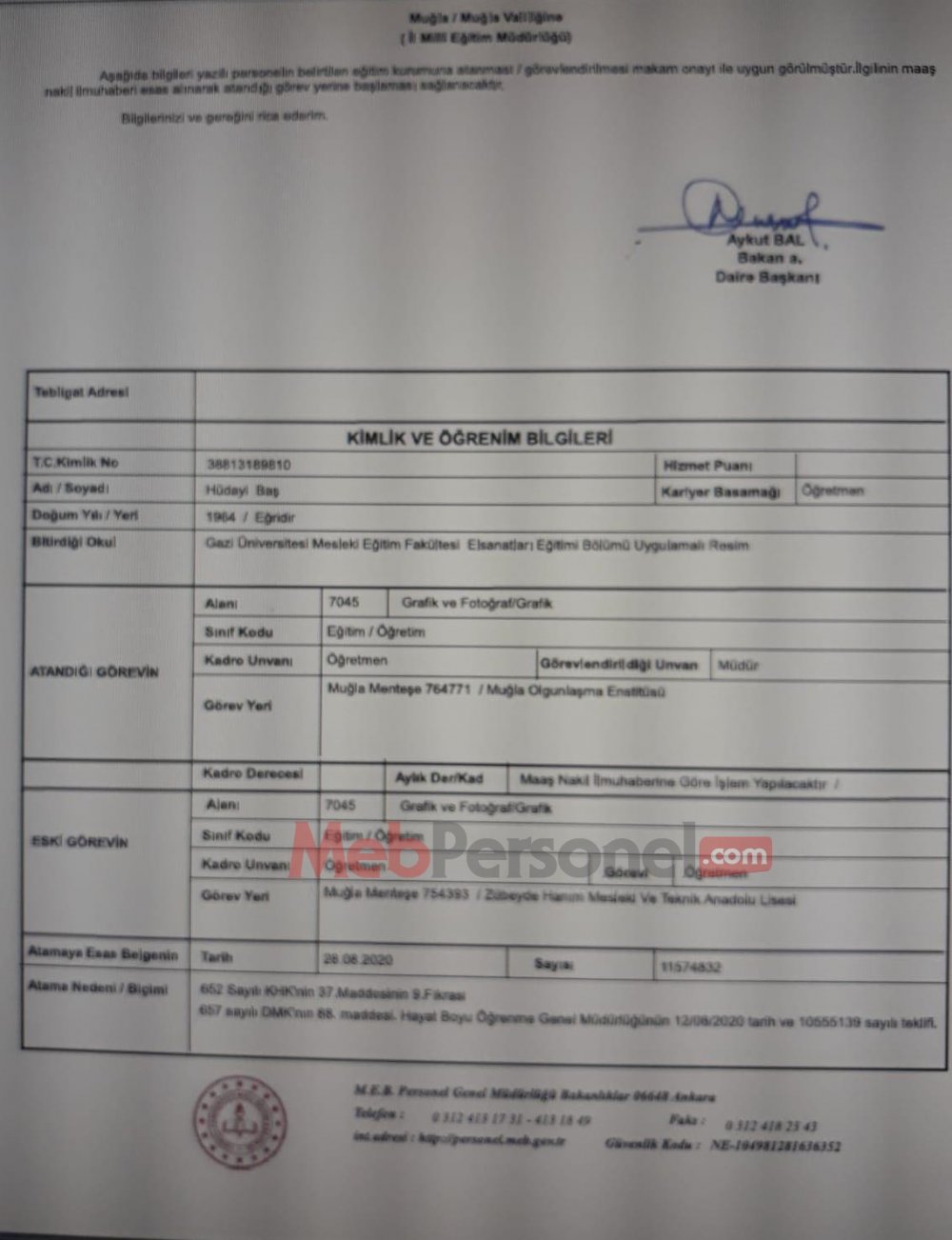 Milli Eğitim Bakanlığı, Muğla İl Milli Eğitim Müdürünü Görevden Almak İçin Neyi Bekliyor?