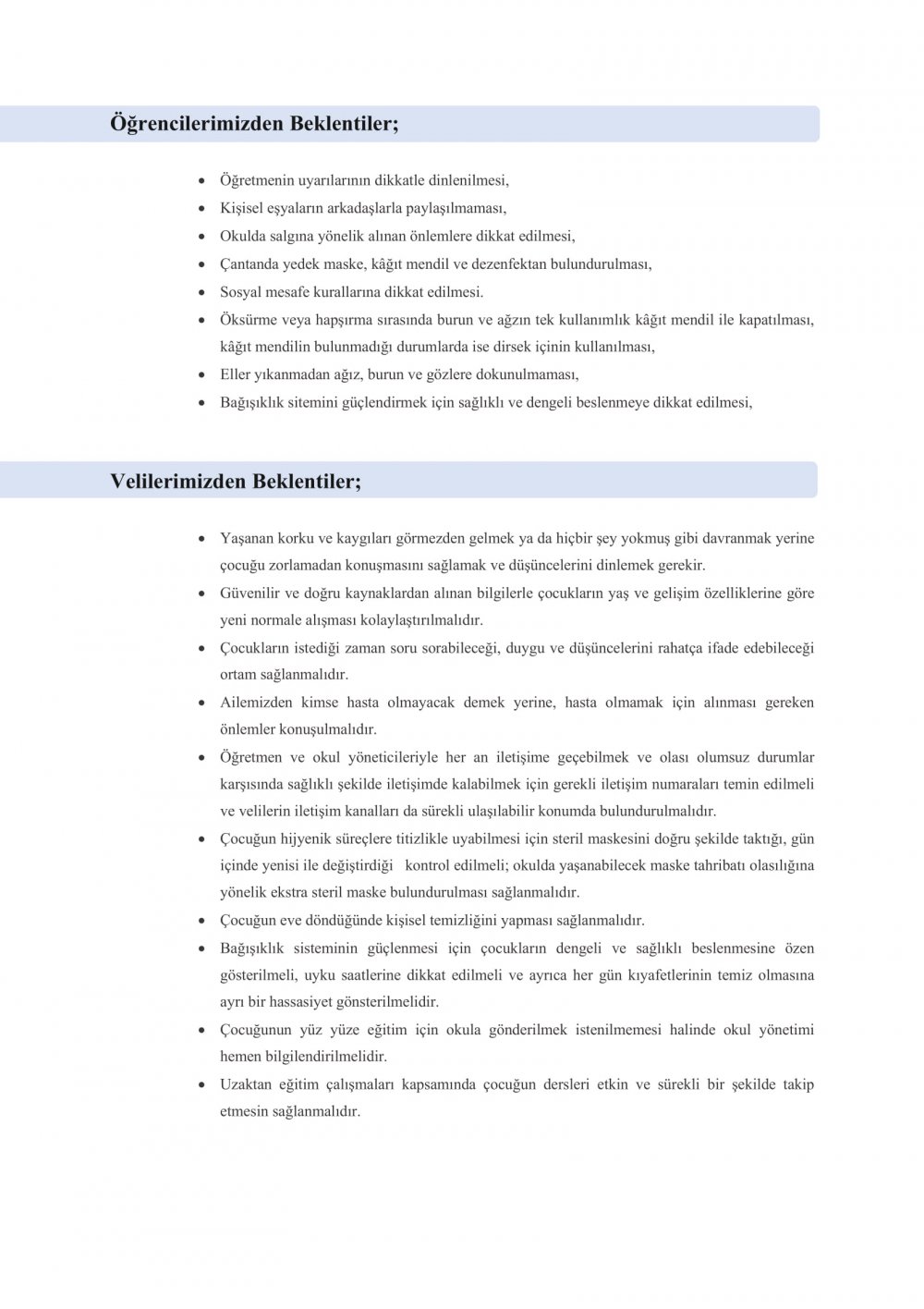 MEB'den ''Okula Uyum Haftası'' İle İlgili Resmi Yazı