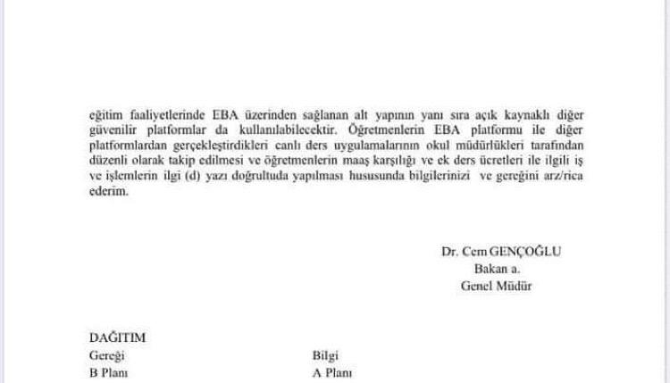 İlkokul ve ortaokullarda canlı ders sınırlaması kaldırıldı