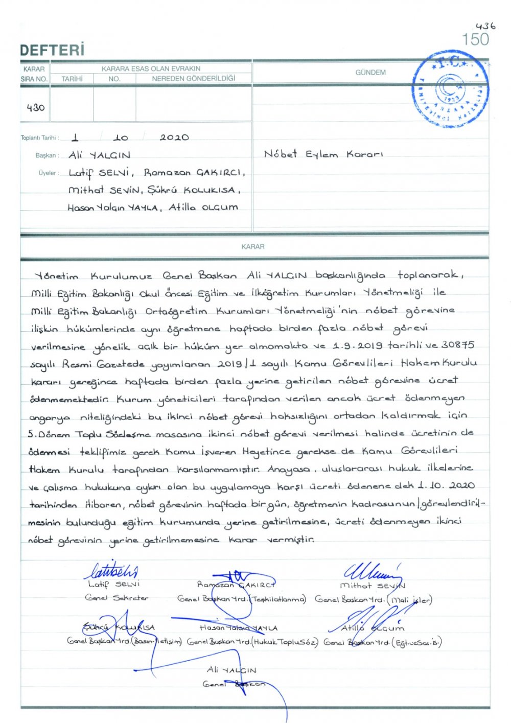 Eğitim-Bir-Sen Üç Konudaki Eylem Kararlarını Yeniledi