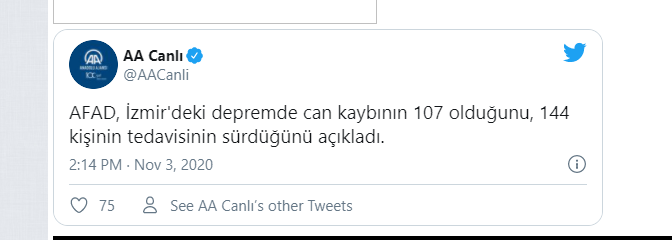 AFAD, İzmir depremindeki can kaybı sayısını açıkladı