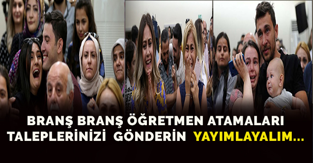 Sınıf Öğretmenliği Branş Kontenjan Talebi ve Analizi İçin Bize Yazın