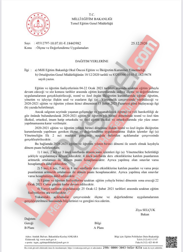 İlkokul ve Ortaokullarda Ölçme-Değerlendirme Nasıl Yapılacak?