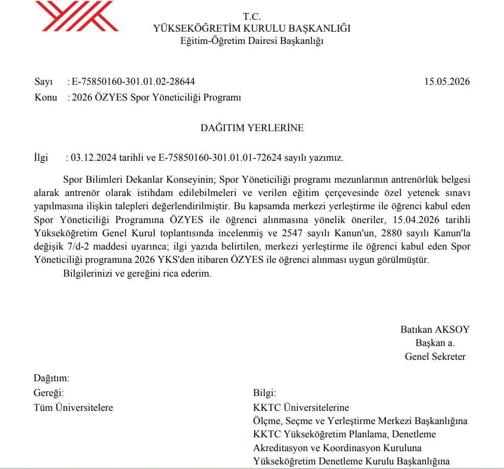 spor-yoneticiligi-resmi-yazi